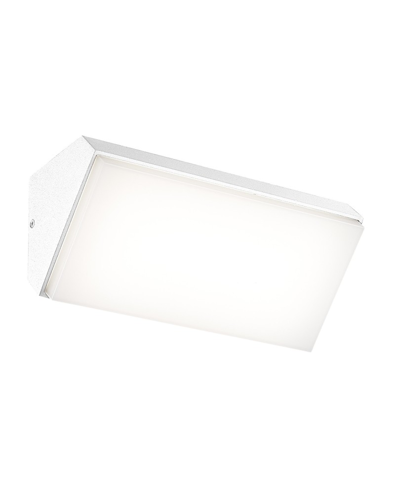 SOLDEN * APLIQUE EXTERIOR HORIZ.BLANCO  LED IP65 - 9W - 3000K